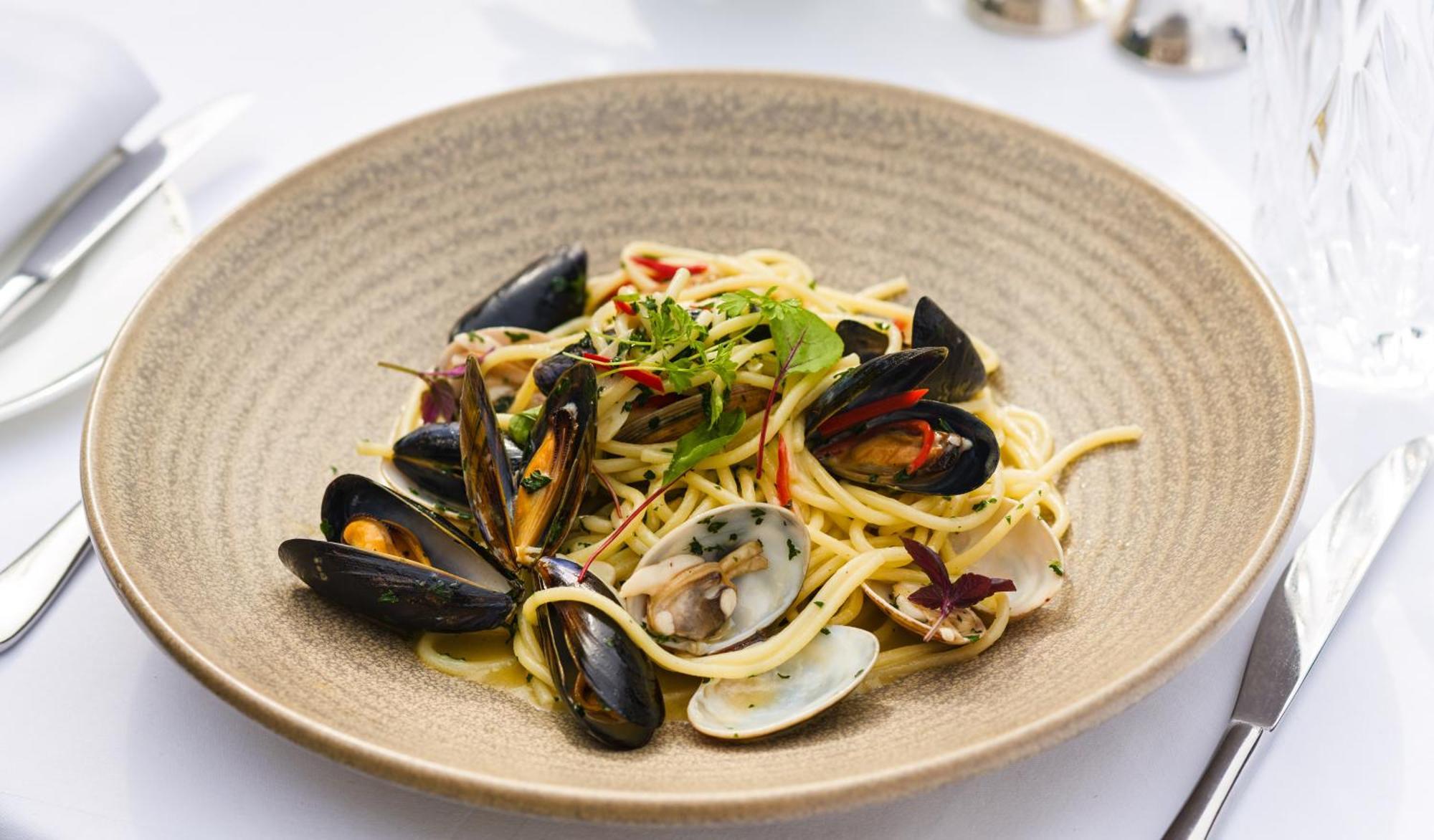 Готель Intercontinental Dublin By Ihg Екстер'єр фото Spaghetti alla vongole